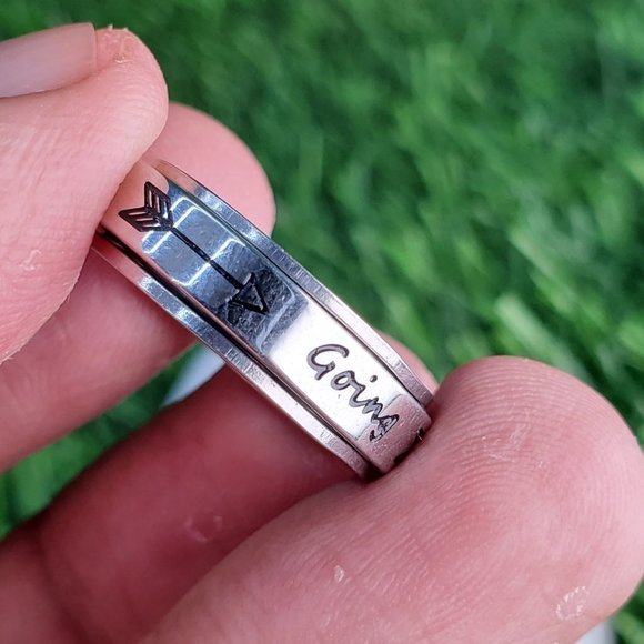 "6MM Stainless Steel Fidget Ring for Men/Women, AAAQL1008 - Picture 7 of 12